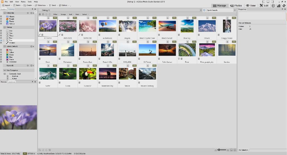 ACDSee Photo Studio Standard 2018