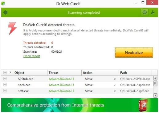 Dr.Web CureIt! Latest Version