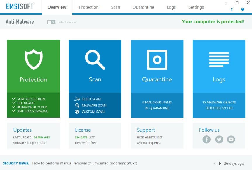 Emsisoft Anti-Malware Latest Version