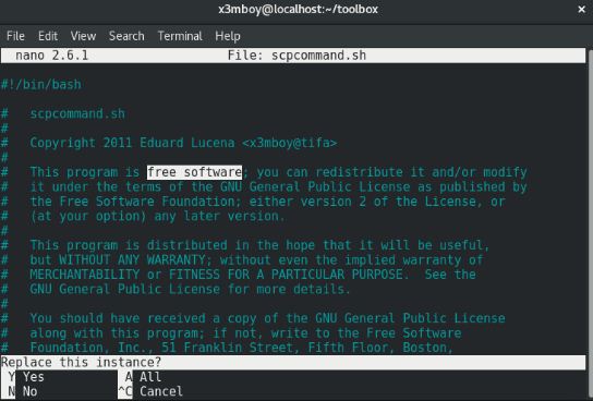 GNU nano Latest Version