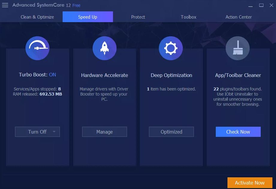 IObit Advanced SystemCare Free Latest Version