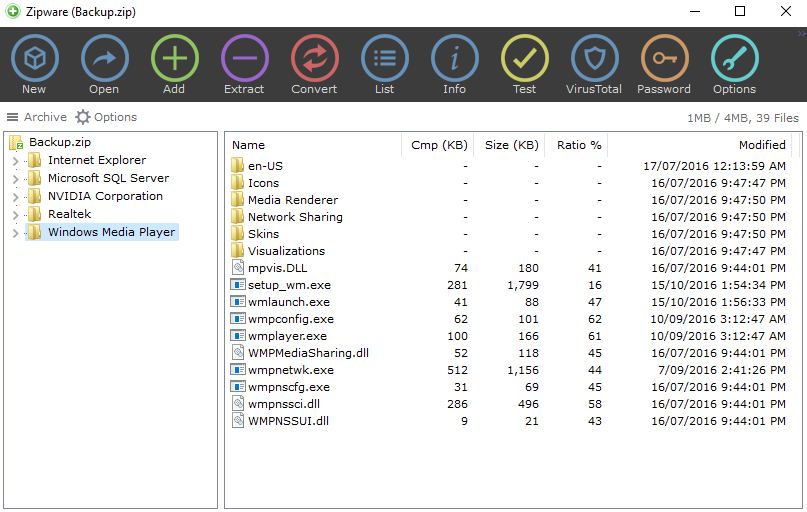 Zipware Latest Version
